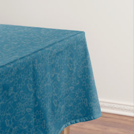 Toalha de Mesa Azul Fantasia para Colheita