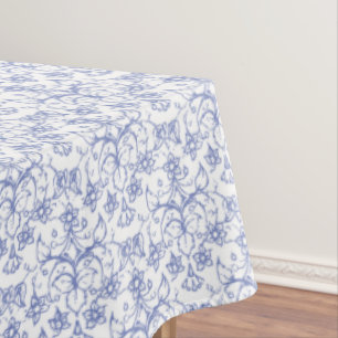 Toalha De Mesa Azul feito sob encomenda da pervinca em floral