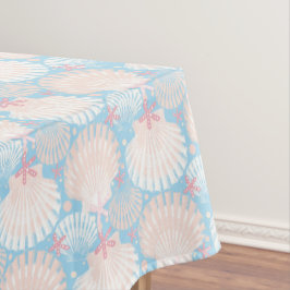 Toalha De Mesa Azul-Natal costeiro