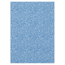 Toalha De Mesa Azul Nebulas com Pontos Brancos de Neve