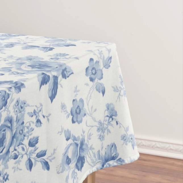 Toalha De Mesa Azul,porcelana,porcelana azul,toile floral,chinois (Posição Original)