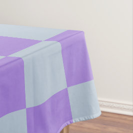 Toalha De Mesa Azul suave e Lavanda verificados