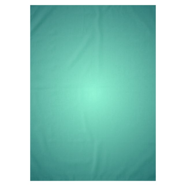 Toalha De Mesa Azul Teal Verde Claro para Tons Escuros (Frente)