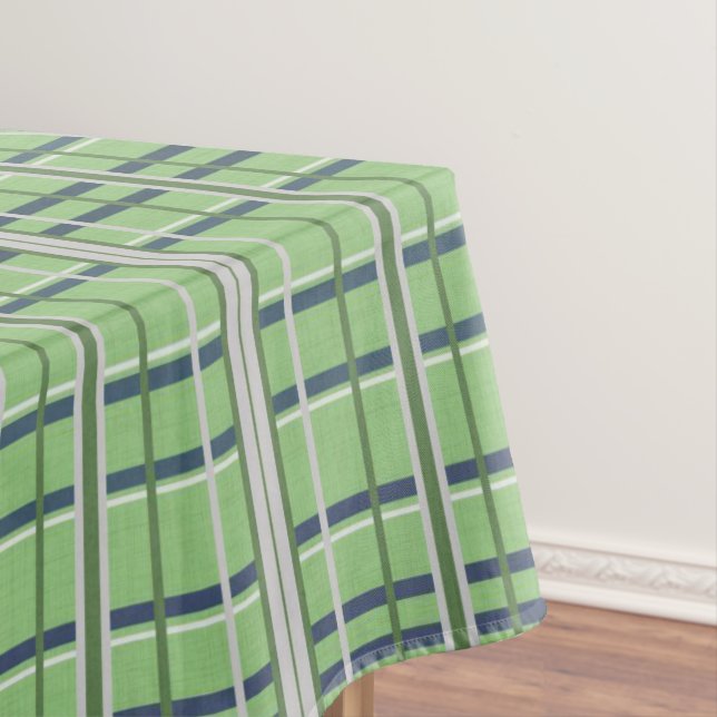 Toalha De Mesa Azul Verde Tablecloth (Posição Original)