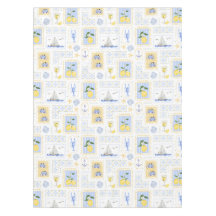 Azulejo Azul Mediterrâneo Limão Amarelo Costeiro