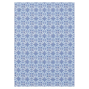 Toalha De Mesa Azulejo azul português
