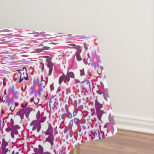 Azulejos Espanhóis Rosa e Roxo