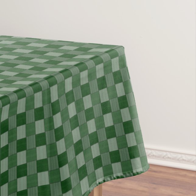 Toalha De Mesa Azulejos verdes de florestas tecidas (Posição Original)