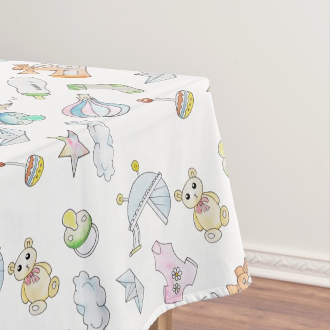 Toalha De Mesa Baby Trinkets (Posição Original)