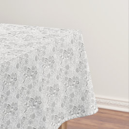 Toalha De Mesa Baga Morango Cereja Preto Desenhado à mão Moderno.
