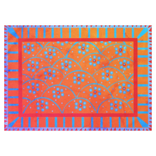 Toalha De Mesa Baja Blooms Tablecloth (Frente (Horizontal))