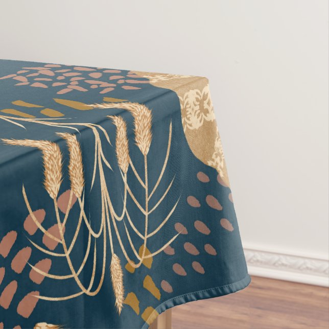 Toalha De Mesa Bakery Bliss: Artisan Bread & Barley, Teal (Posição Original)