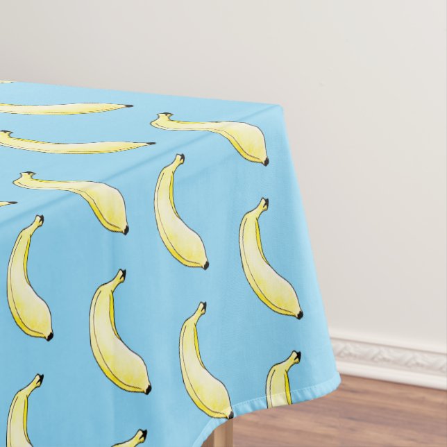 Toalha De Mesa banana aquarela (Posição Original)