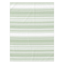 Toalha De Mesa Banda verde pálida monograma