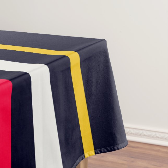 Toalha De Mesa Bandas Uniformes Azuis (Posição Original)