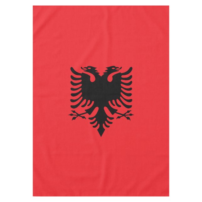 Toalha De Mesa Bandeira albanesa (Frente)