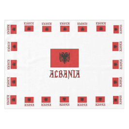 Toalha De Mesa Bandeira albanesa na Albânia