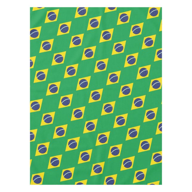 Toalha De Mesa Bandeira brasileira (Frente)