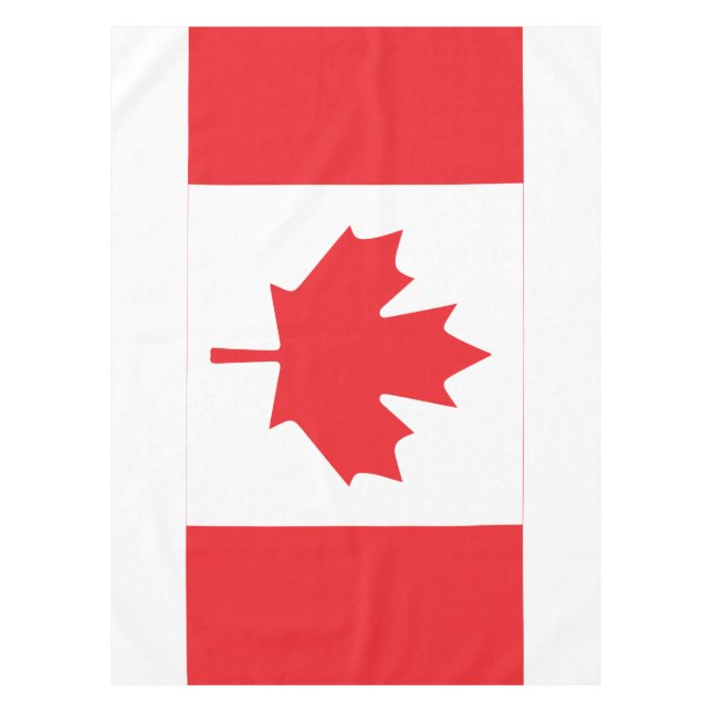 Toalha De Mesa Bandeira canadense (Frente)
