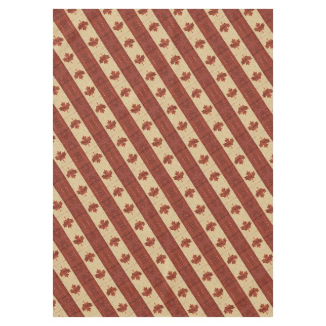 Toalha De Mesa Bandeira Canadiana No Latido De Nascimento Interio (Frente)