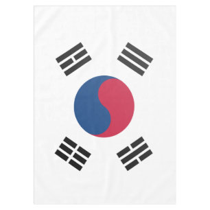 Toalha De Mesa Bandeira coreana sul