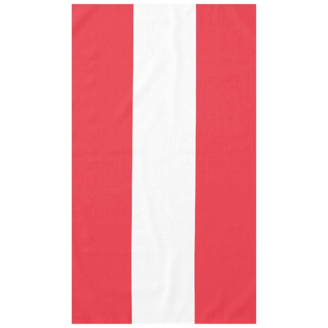 Toalha De Mesa Bandeira da Áustria (Frente)