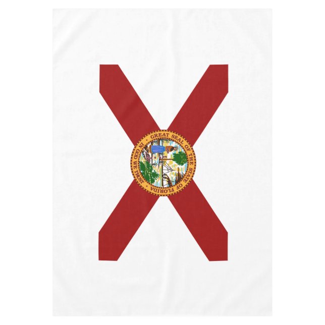 Toalha De Mesa Bandeira de Florida (Frente)