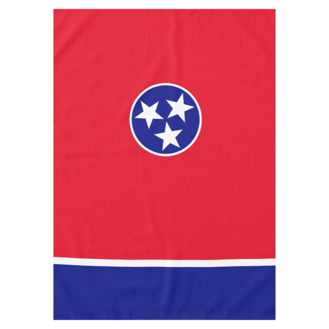 Toalha De Mesa Bandeira de Tennessee (Frente)