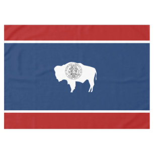 Toalha De Mesa Bandeira de Wyoming