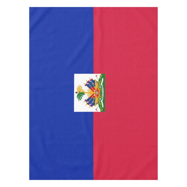 Toalha De Mesa Bandeira do Haiti (Frente)