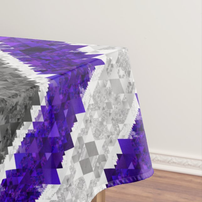 Toalha De Mesa Bandeira do Orgulho Boho Geométrico Mod Retro Grey (Posição Original)