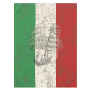 Toalha De Mesa Bandeira e símbolos de Italia ID157