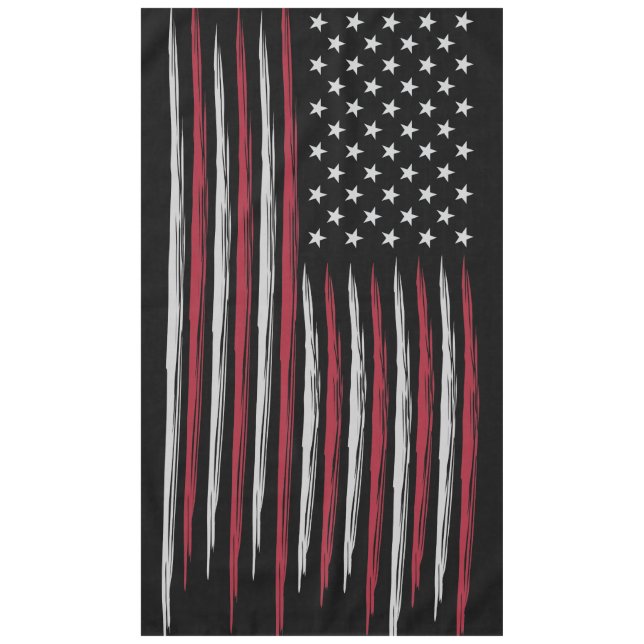 Toalha De Mesa Bandeira Grunge USA (Frente)