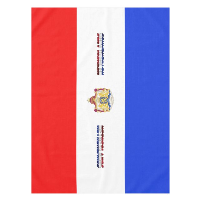 Toalha De Mesa Bandeira holandesa (Frente)
