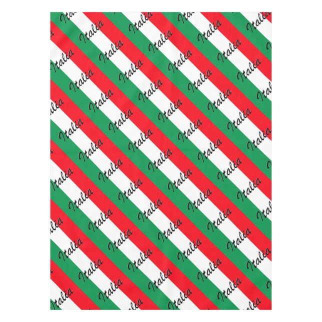 Toalha De Mesa Bandeira Italia - Alta Qualidade (Frente)