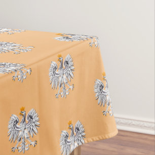 Toalha De Mesa Bandeira Polonesa Águia e Polônia