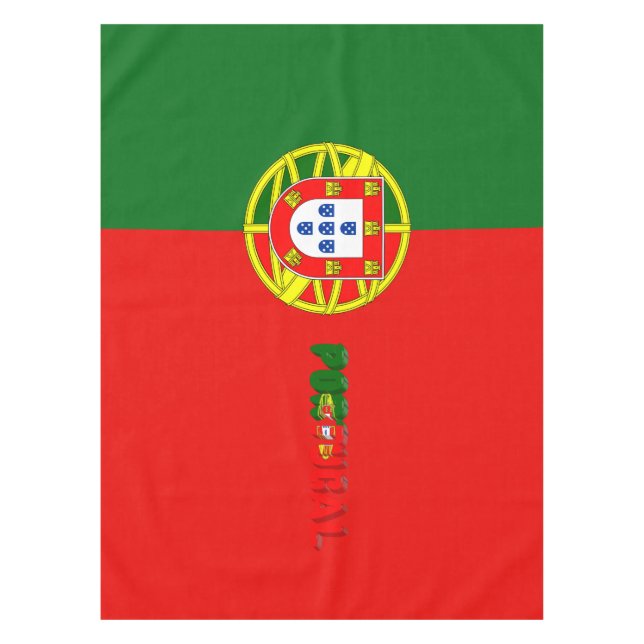 Toalha De Mesa bandeira portuguesa (Frente)