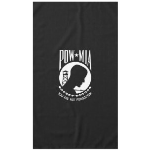 Toalha De Mesa Bandeira POW MIA: Soldados desaparecidos da Guerra