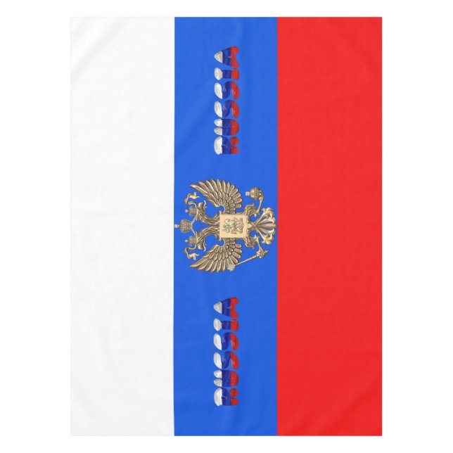 Toalha De Mesa bandeira russa (Frente)