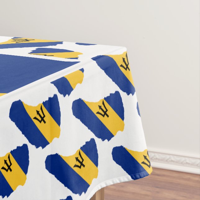 Toalha De Mesa BARBADOS FLAG Patriótico (Posição Original)