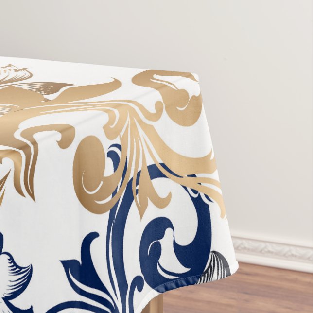 Toalha De Mesa Baroque-Style Retro Classic Pattern  (Posição Original)