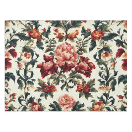 Toalha De Mesa Barroco italiano. Flores e Folhas Chic
