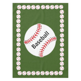 Toalha De Mesa Baseballs Design Tablecloth