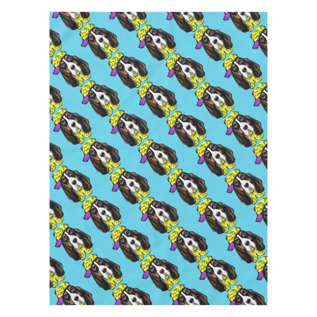 Toalha De Mesa Basset Hound (Frente)