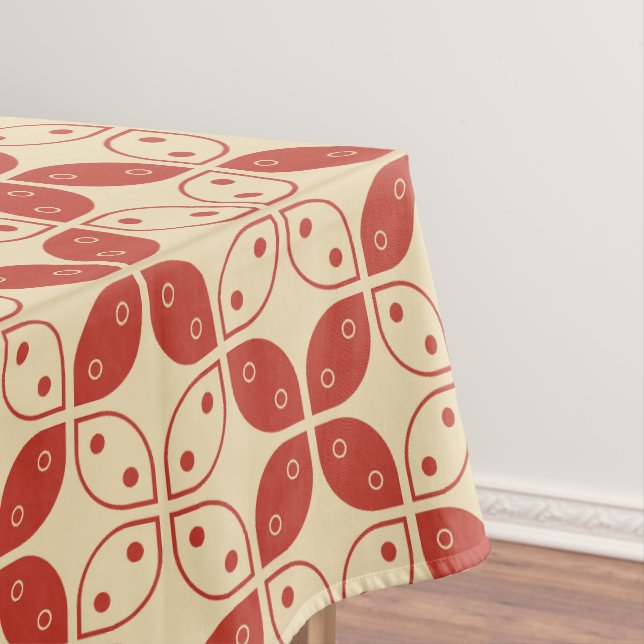 Toalha De Mesa Batik Kawung, Padrão Indonésia, Javanês, Étnico (Posição Original)