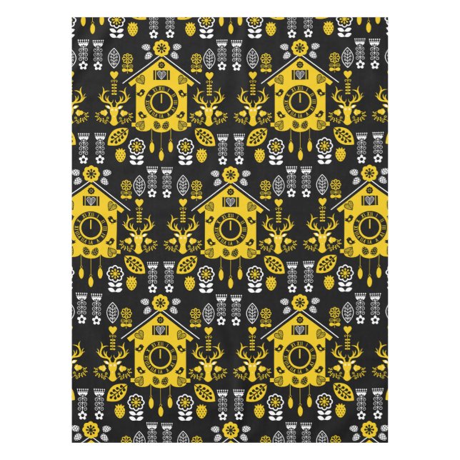 Toalha De Mesa Bauernmalerei Folk Art (Frente)
