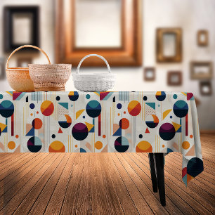 Toalha De Mesa Bauhaus Geométrico Abstrato Pattern#5 ID1068