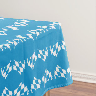 Toalha De Mesa BAVARIA Bayern Flag Map OKTOBERFEST Sky Blue