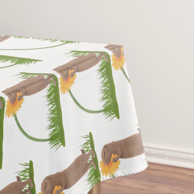 Toalha De Mesa BD de cãozinho da pradaria (Posição Original)