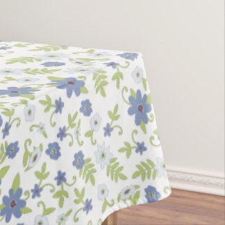 Toalha De Mesa Bebê no Bloom Chá Blue Vintage Flowage Boy